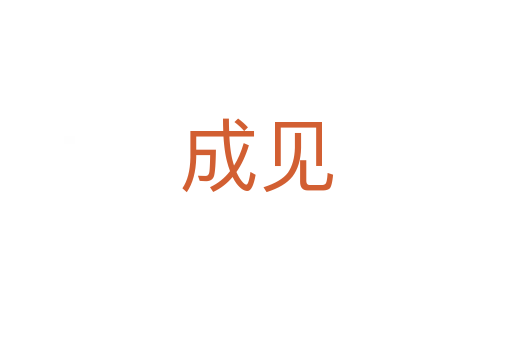 成見(jiàn)