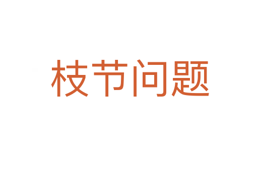 枝節(jié)問題